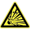 Sign Warning, Explosive material